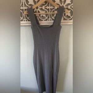 *REFORMATION* CASSI RIB KNIT MIDI DRESS* SMOKE SIZE SMALL*